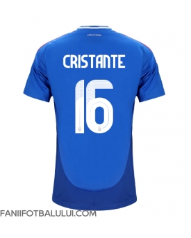 Italia Bryan Cristante #16 Tricou Fotbal Replică European 2024 Barbati Acasa